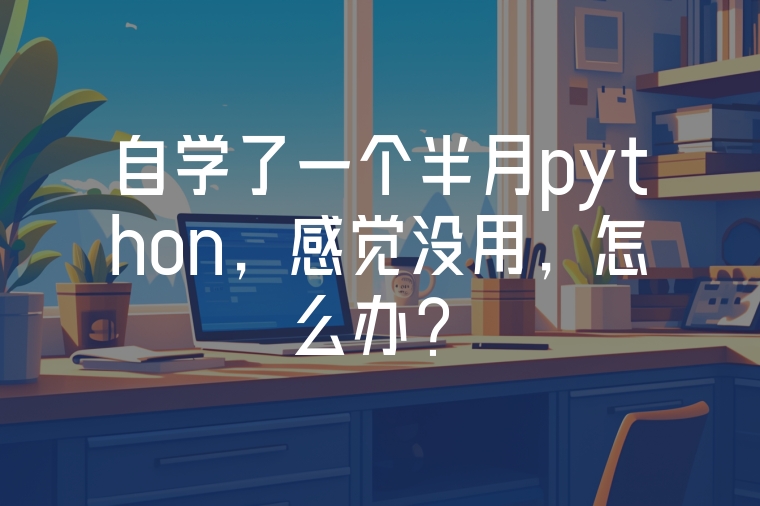 自學(xué)了一個(gè)半月python，感覺沒用，怎么辦？