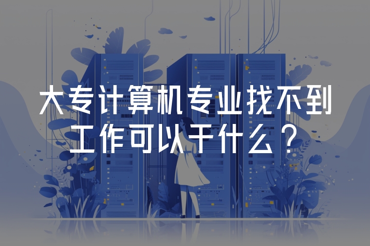 大專計(jì)算機(jī)專業(yè)找不到工作可以干什么?