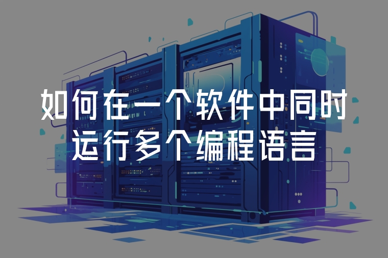 如何在一個軟件中同時運行多個編程語言