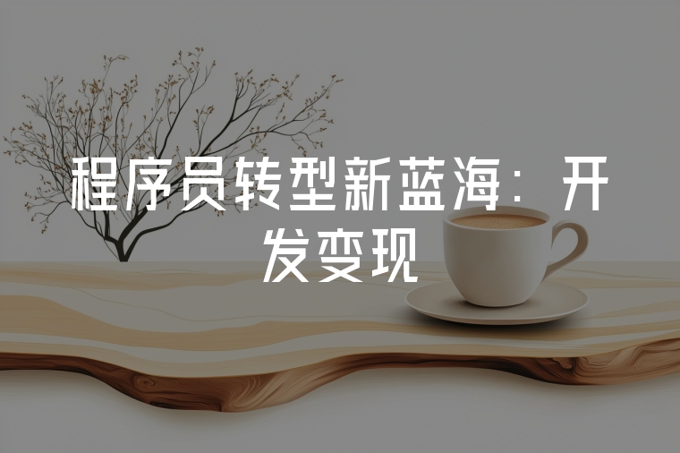 程序員轉(zhuǎn)型新藍(lán)海：開(kāi)發(fā)變現(xiàn)