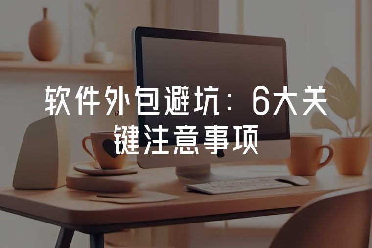 軟件外包避坑：6大關(guān)鍵注意事項